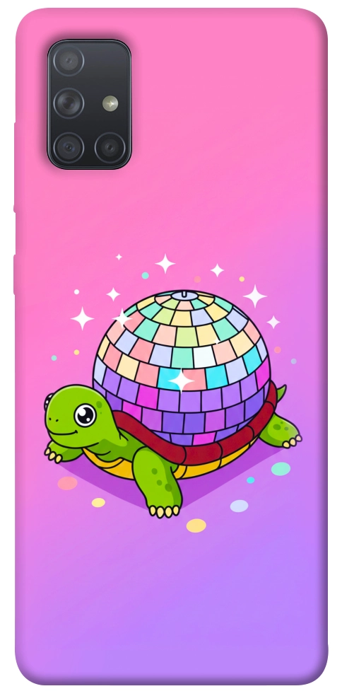 Чехол Disco turtle для Galaxy A71 (2020)