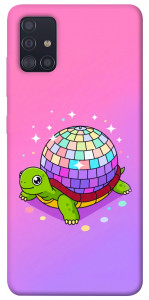 Чехол Disco turtle для Galaxy A51 (2020)