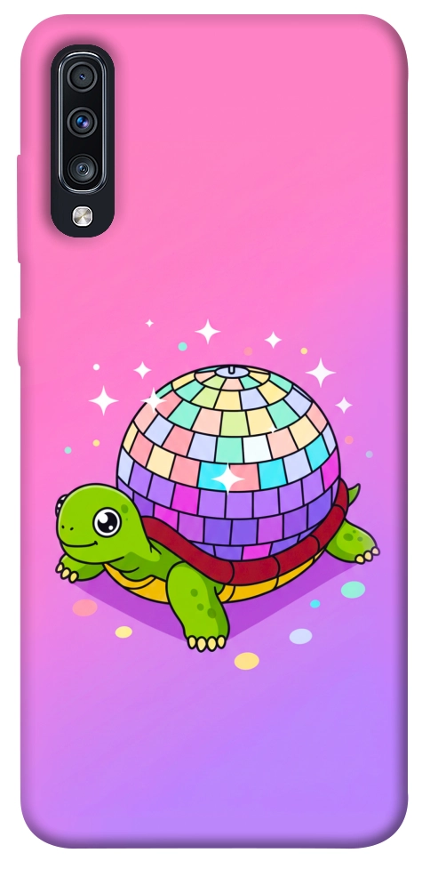 Чохол Disco turtle для Galaxy A70 (2019)