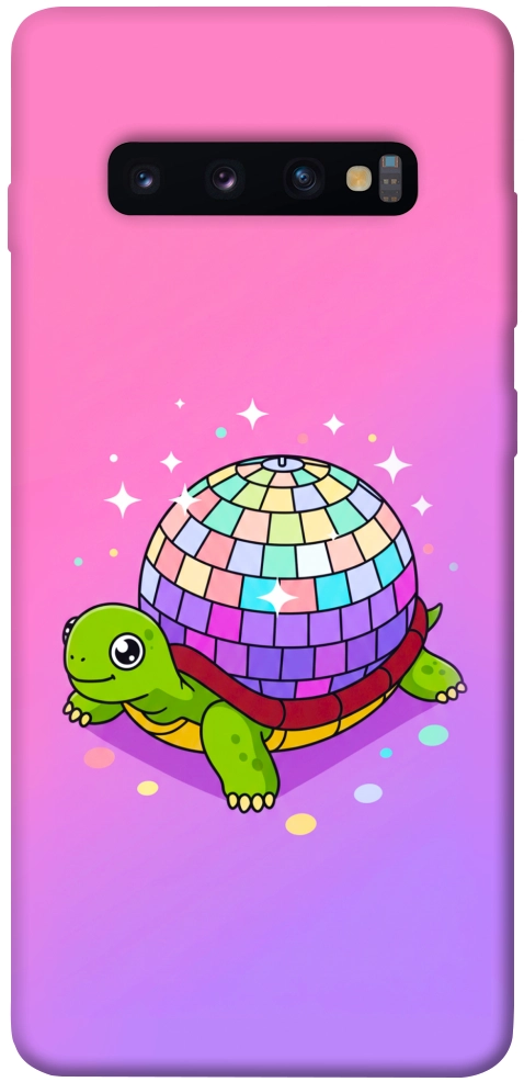 Чохол Disco turtle для Galaxy S10 Plus (2019)