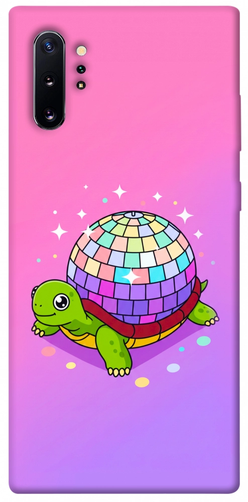 Чехол Disco turtle для Galaxy Note 10+ (2019)