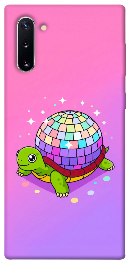 Чехол Disco turtle для Galaxy Note 10 (2019)