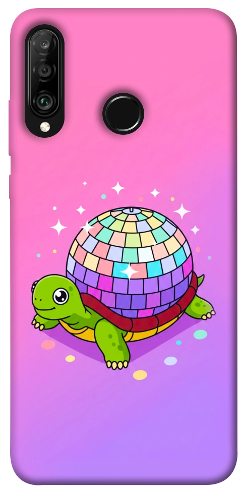 Чехол Disco turtle для Huawei P30 Lite