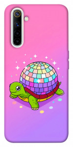 Чехол Disco turtle для Realme 6