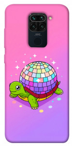 Чехол Disco turtle для Xiaomi Redmi Note 9