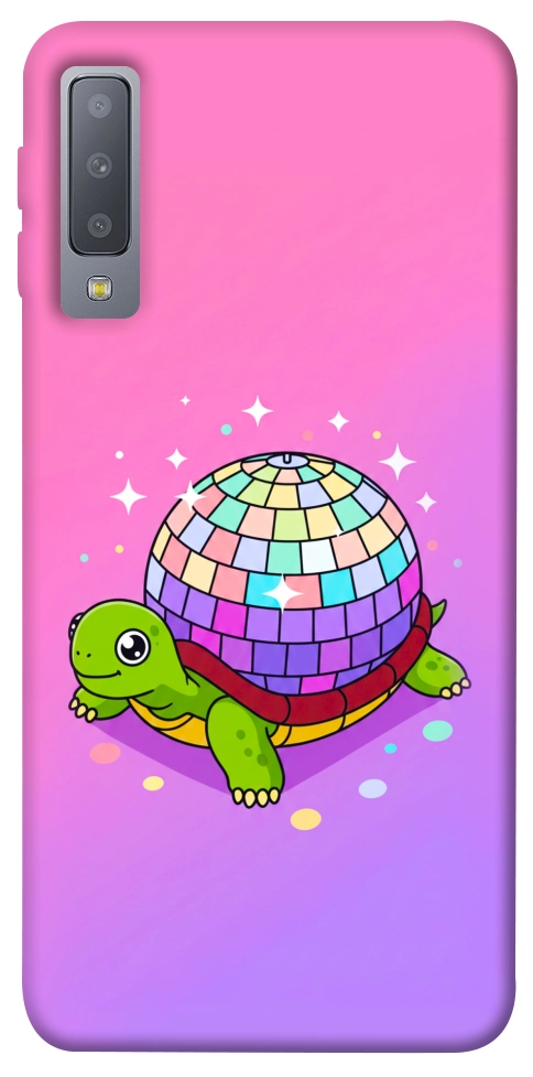 Чохол Disco turtle для Galaxy A7 (2018)
