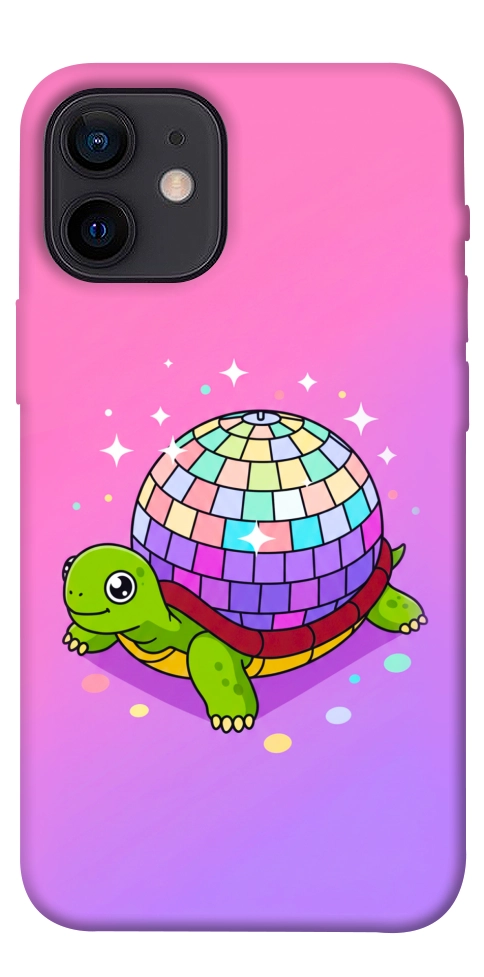 Чохол Disco turtle для iPhone 12 mini