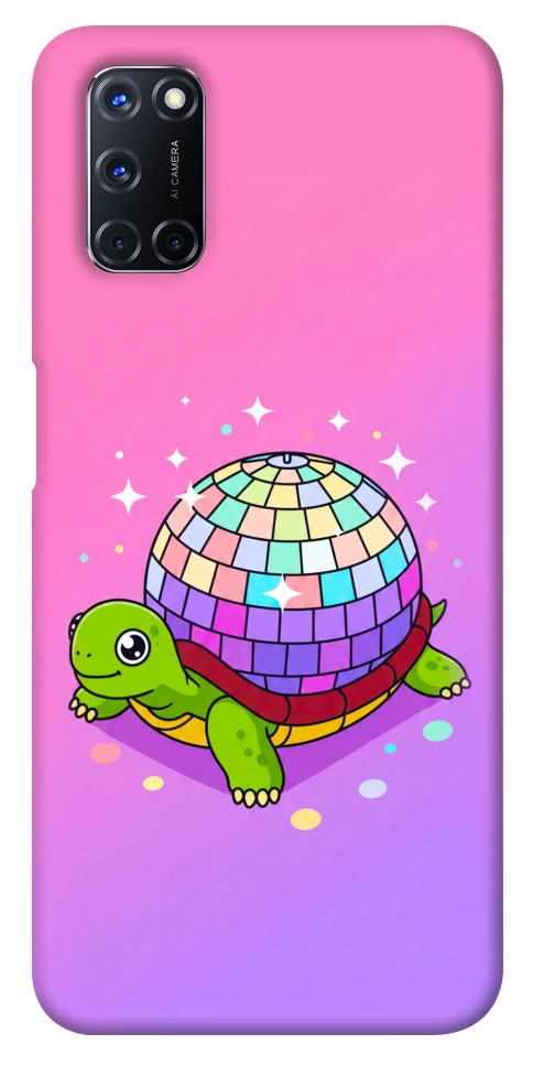 Чехол Disco turtle для Oppo A92