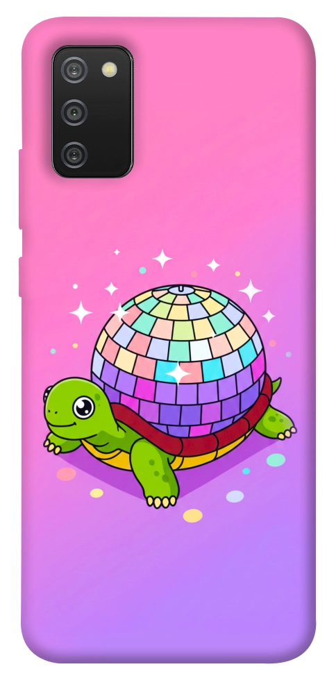 Чехол Disco turtle для Galaxy A02s