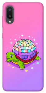 Чехол Disco turtle для Galaxy A02