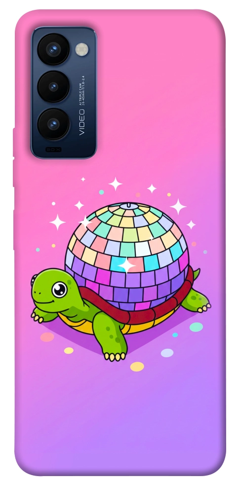 Чохол Disco turtle для TECNO Camon 18
