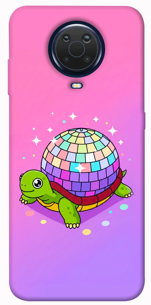 Чехол Disco turtle для Nokia G10