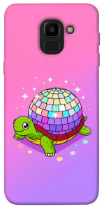Чохол Disco turtle для Galaxy J6 (2018)
