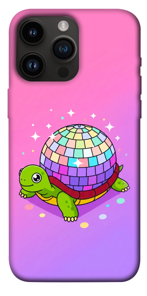 Чохол Disco turtle для iPhone 14 Pro Max