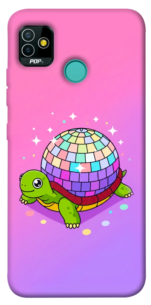 Чохол Disco turtle для TECNO Pop 5
