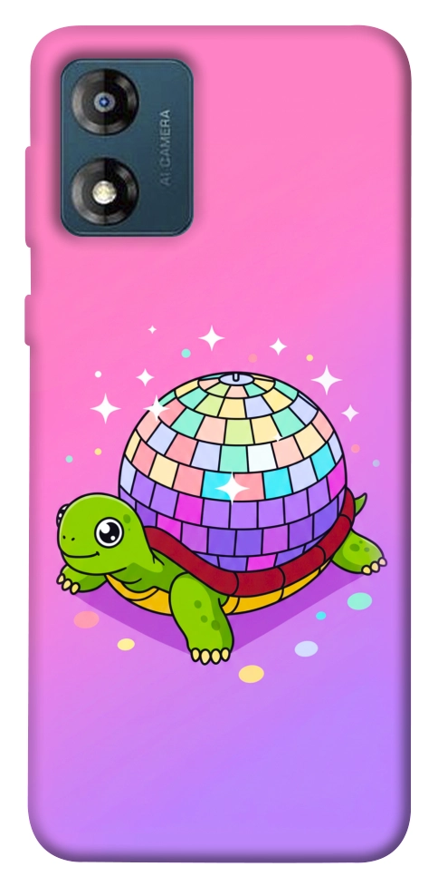 Чехол Disco turtle для Motorola Moto E13