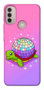 Чехол Disco turtle для Motorola Moto E40