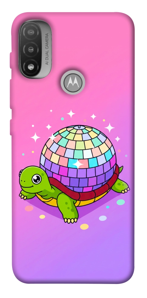 Чехол Disco turtle для Мotorola Moto E20
