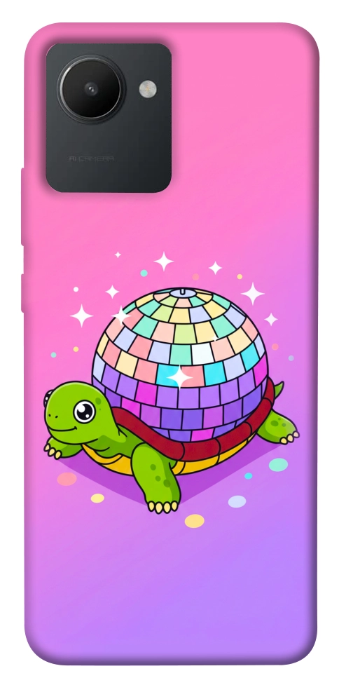 Чехол Disco turtle для Realme C30s