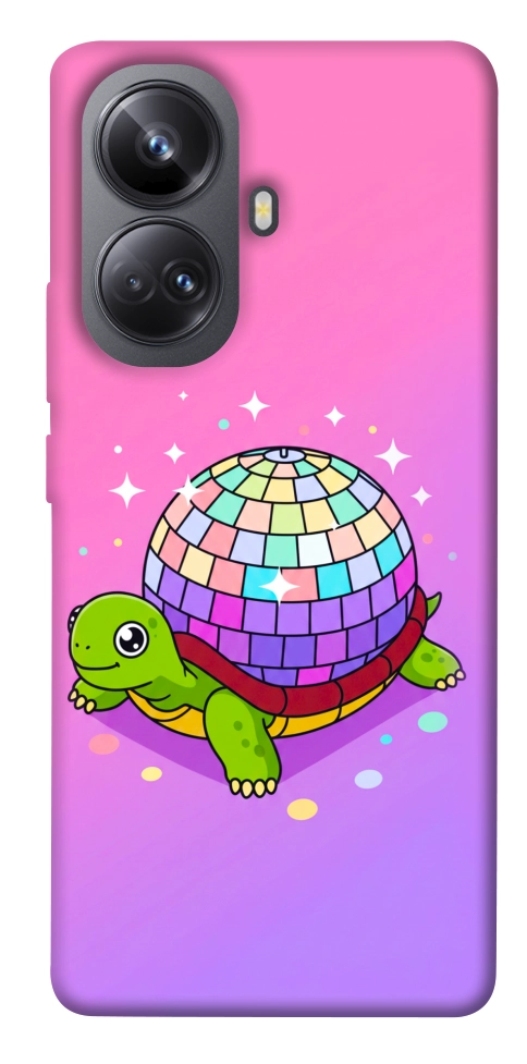 Чохол Disco turtle для Realme 10 Pro+