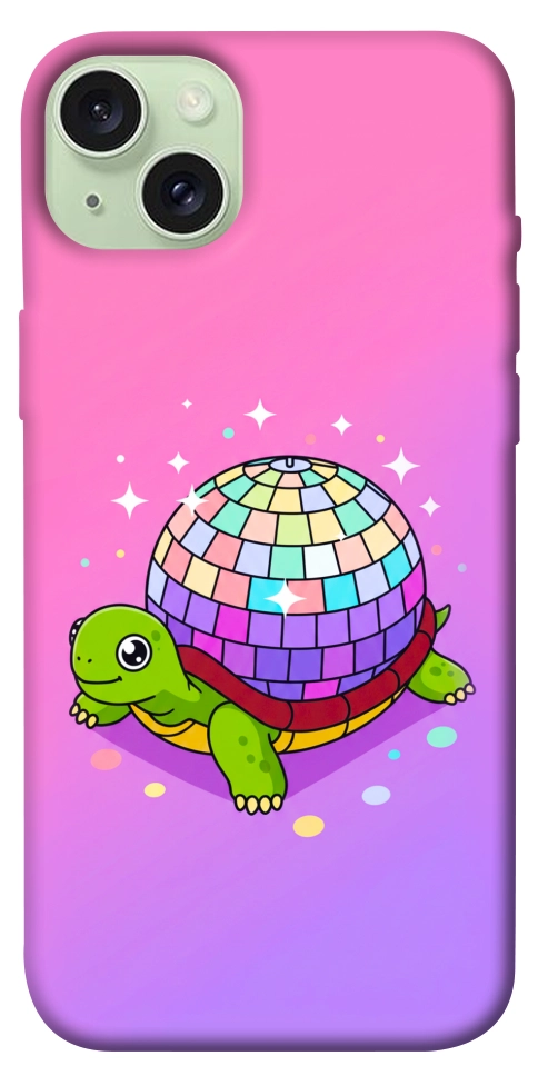 Чохол Disco turtle для iPhone 15 Plus