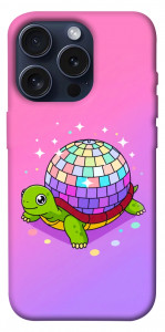 Чохол Disco turtle для iPhone 15 Pro