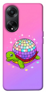 Чехол Disco turtle для Oppo A98