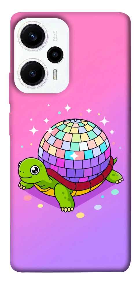 Чехол Disco turtle для Xiaomi Poco F5