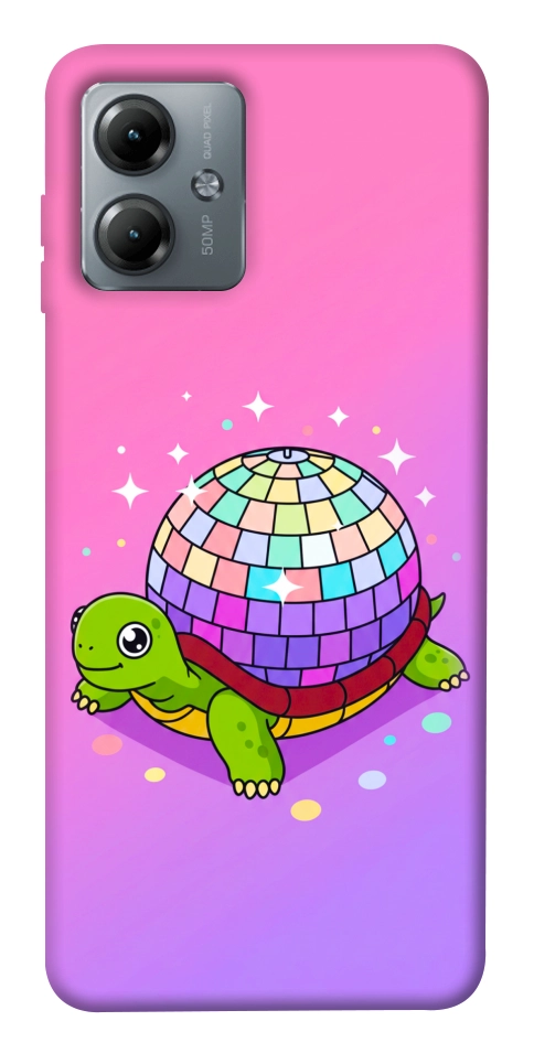 Чохол Disco turtle для Motorola Moto G14