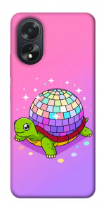 Чехол Disco turtle для Oppo A18