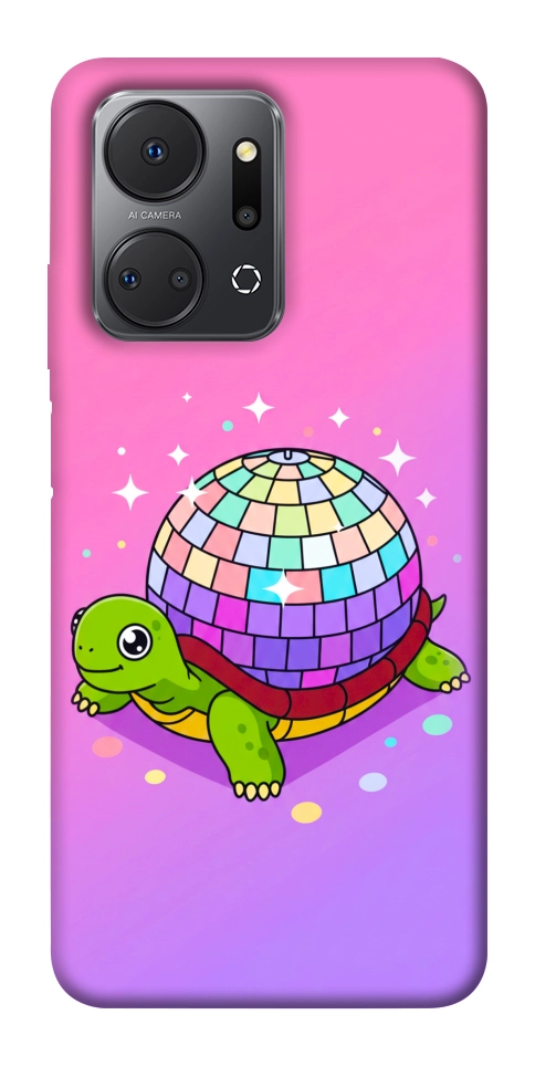 Чохол Disco turtle для Huawei Honor X7a