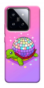 Чехол Disco turtle для Xiaomi 14 Pro