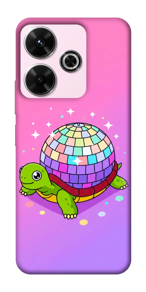 Чехол Disco turtle для Xiaomi Redmi 13 4G