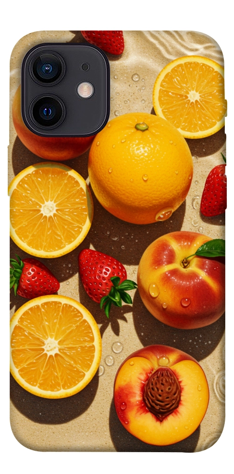 Чохол Яскраві фрукти для iPhone 12 mini