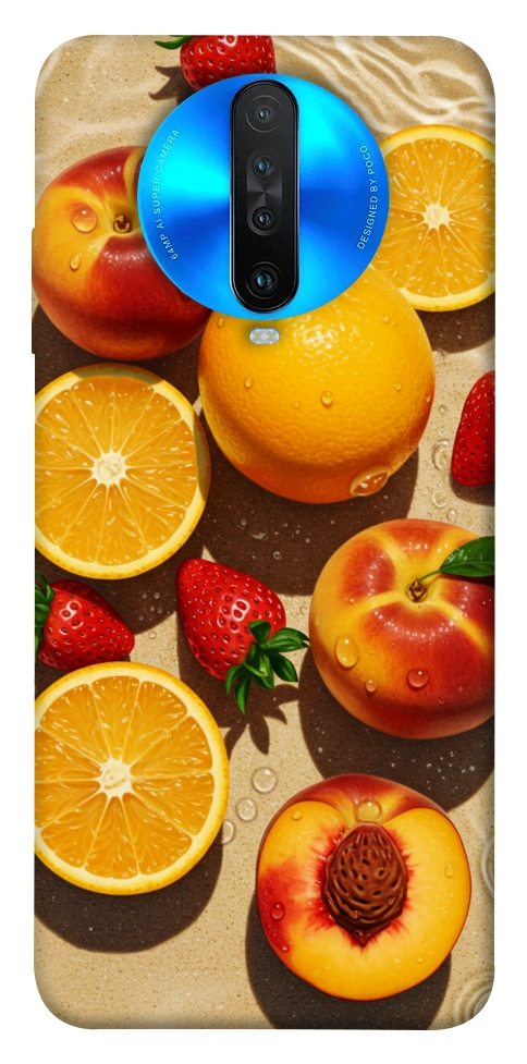 Чехол Яркие фрукты для Xiaomi Redmi K30