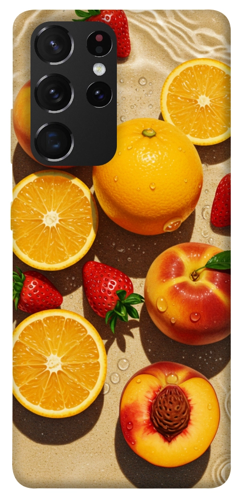 Чохол Яскраві фрукти для Galaxy S21 Ultra