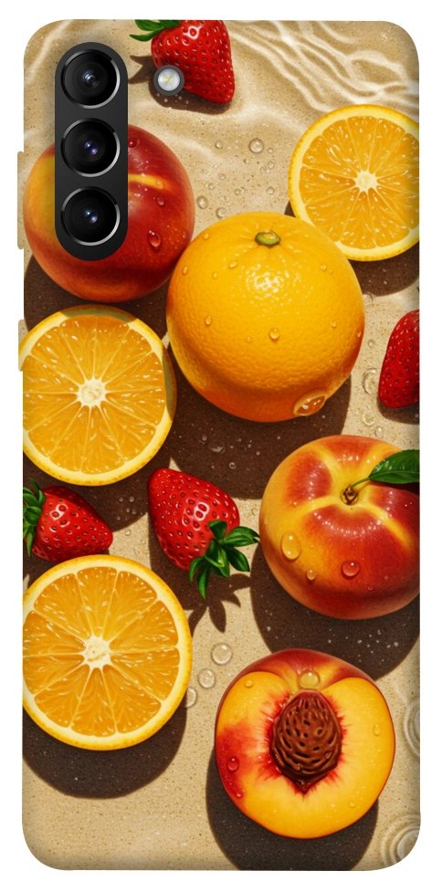 Чохол Яскраві фрукти для Galaxy S21+