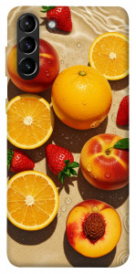 Чехол Яркие фрукты для Galaxy S21+