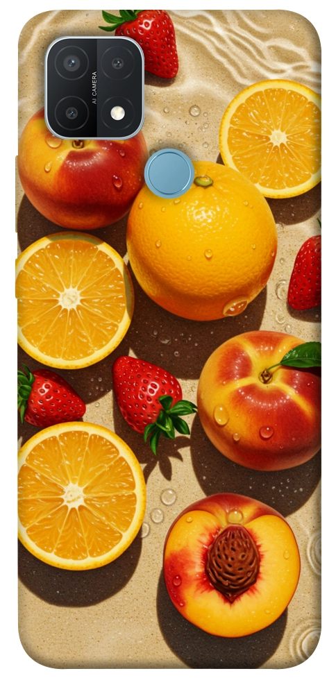Чохол Яскраві фрукти для Oppo A15