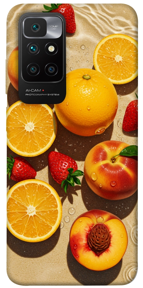 Чохол Яскраві фрукти для Xiaomi Redmi 10