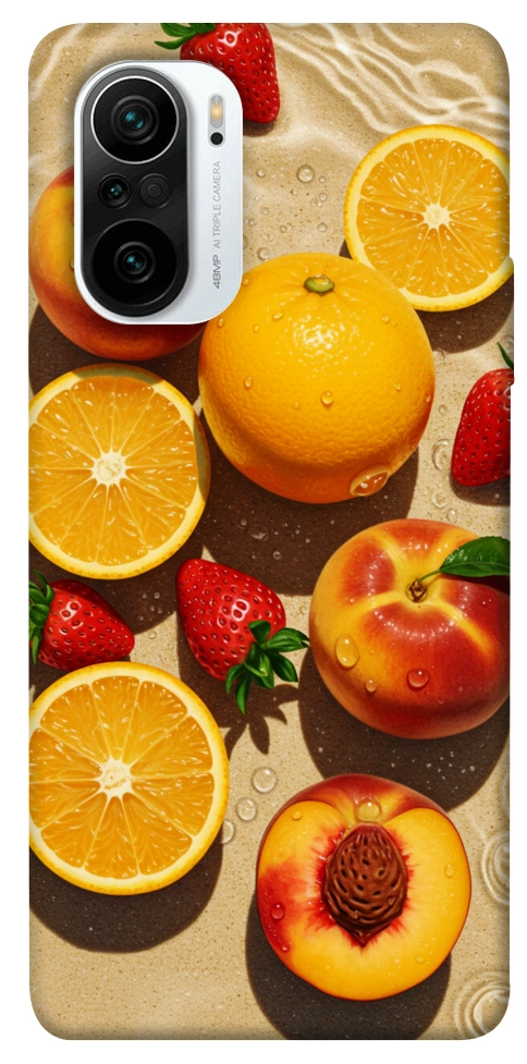 Чехол Яркие фрукты для Xiaomi Redmi K40 Pro+