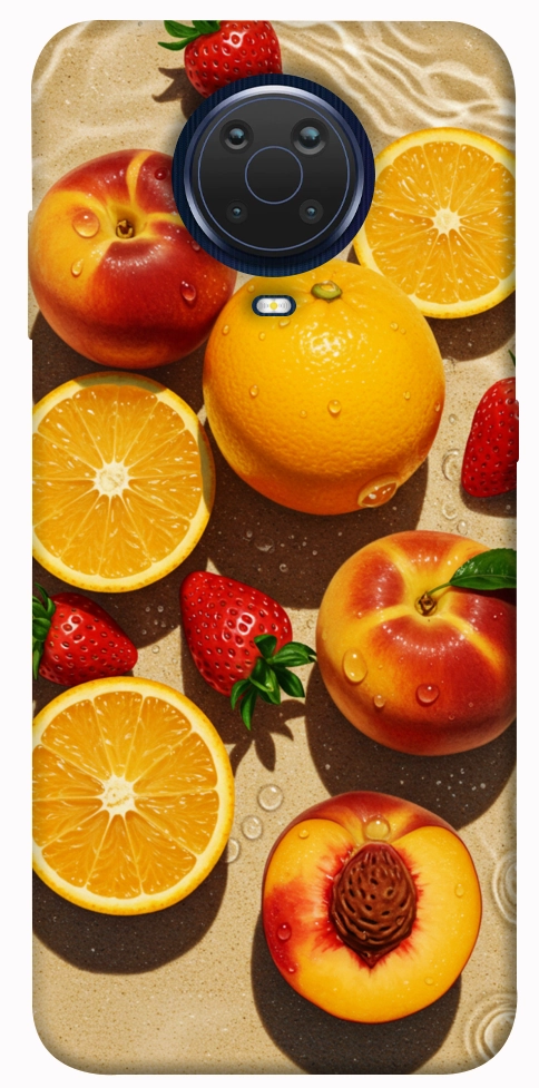 Чехол Яркие фрукты для Nokia G20