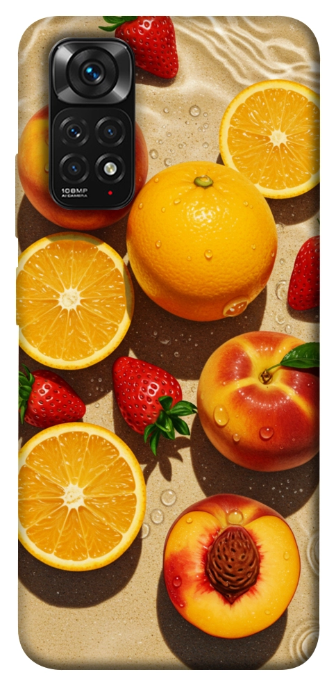 Чохол Яскраві фрукти для Xiaomi Redmi Note 11 (Global)