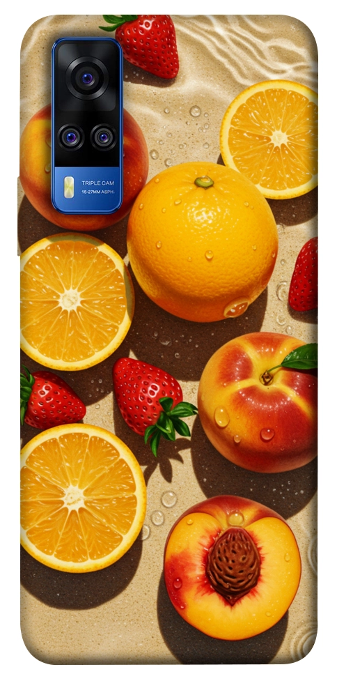 Чохол Яскраві фрукти для Vivo Y51a