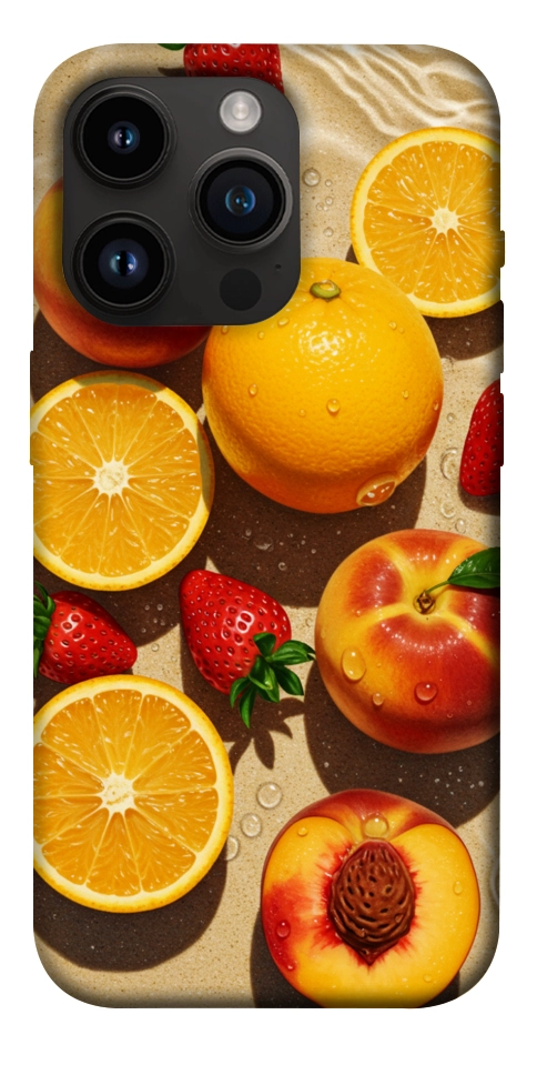 Чехол Яркие фрукты для iPhone 14 Pro