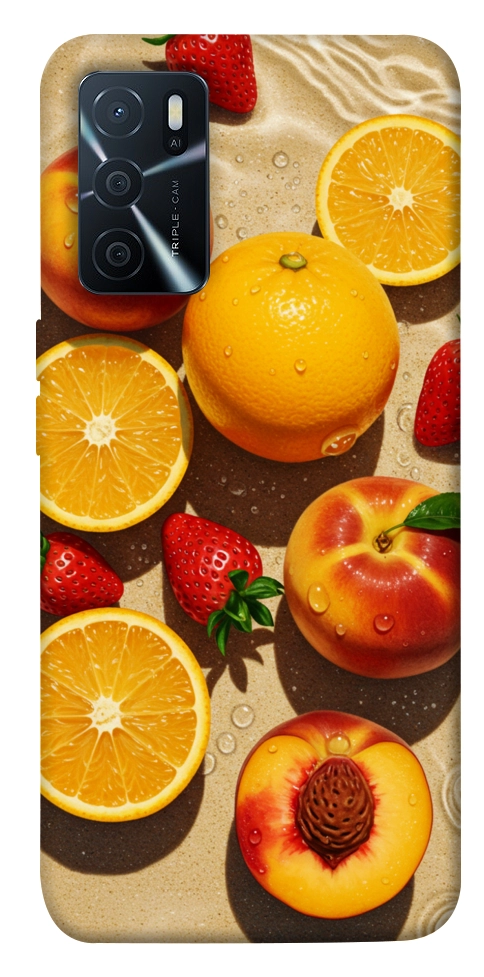 Чохол Яскраві фрукти для Oppo A16