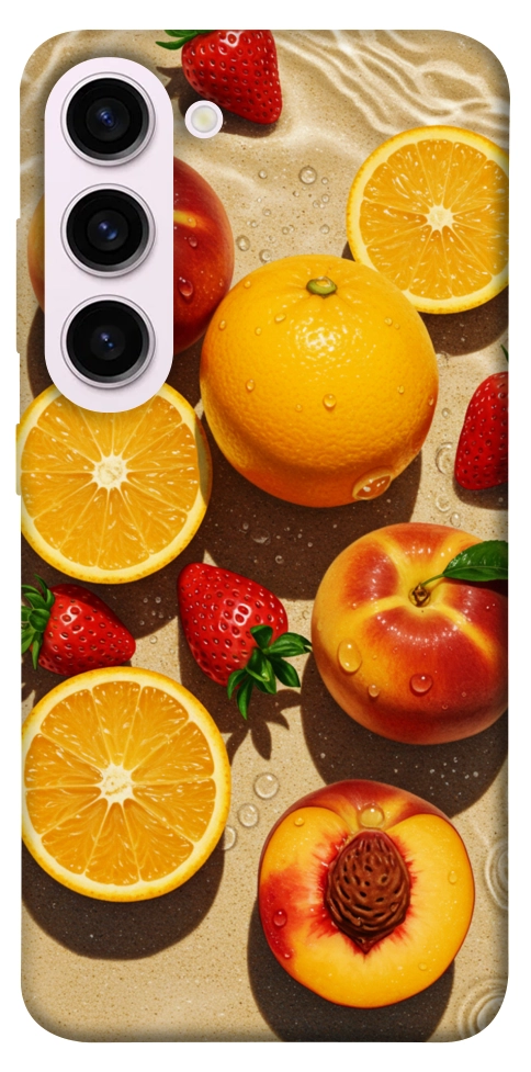 Чохол Яскраві фрукти для Galaxy S23+