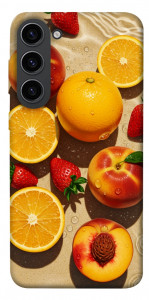 Чехол Яркие фрукты для Galaxy S23