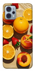 Чехол Яркие фрукты для Motorola Moto G23