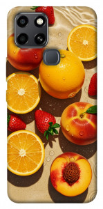 Чехол Яркие фрукты для Infinix Smart 6